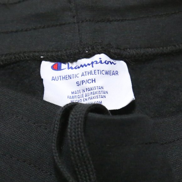 Champion Jogger Sweatpants Tapered Leg Big "C" Logo Black … - Picture 5 of 7
